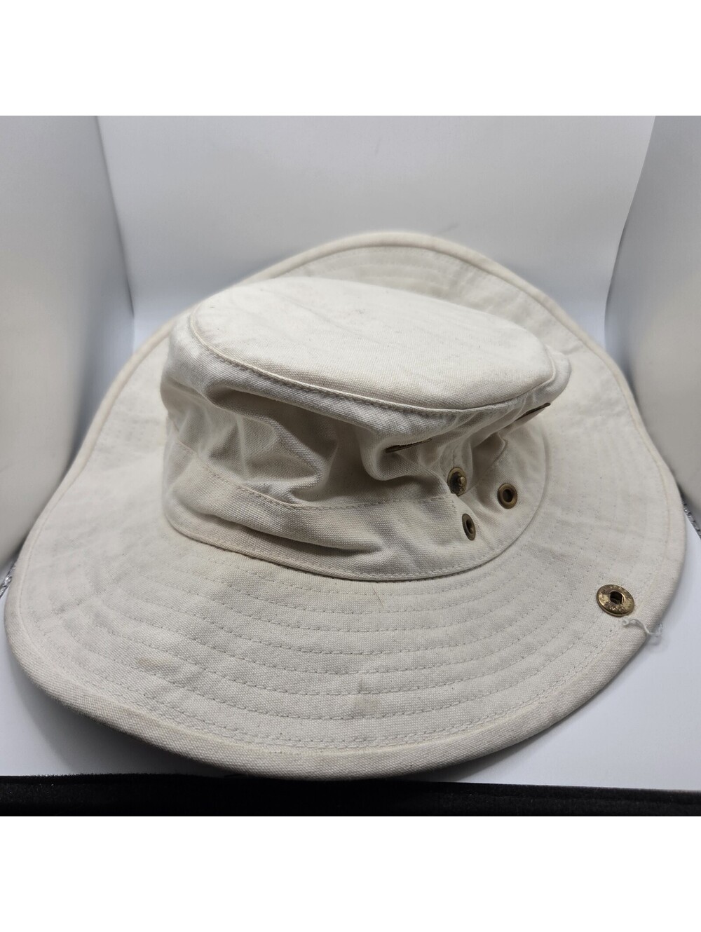 Tilley Hat Fitted 7 Beige Green Endurables Sun Cap 210 Model Outdoors Fishing